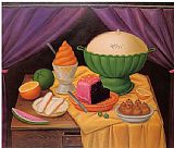 Fernando Botero Canvas Paintings - Still Life 1990
